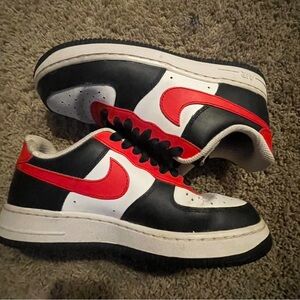 Nike air Black and Red Sneakers